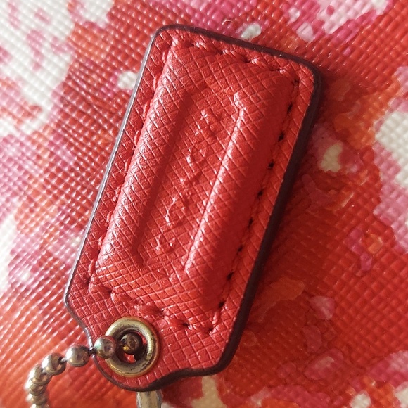 COACH Wallet Red & Orange 👛 - Picture 3 of 5